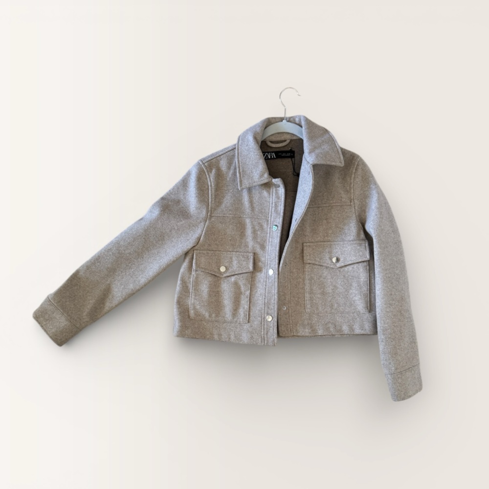Wool Zara Cropped jacket